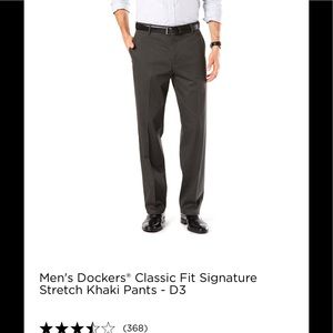 Men’s new Dockers the best pressed classic New 38x34 Signature KHAKI NO WRINKLES